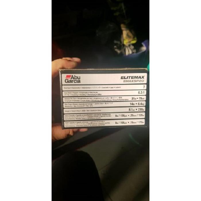 alat pancing mantul habis Reel Pancing Abu Garcia Elite Max EMAX 7BB  - Elite Max 20