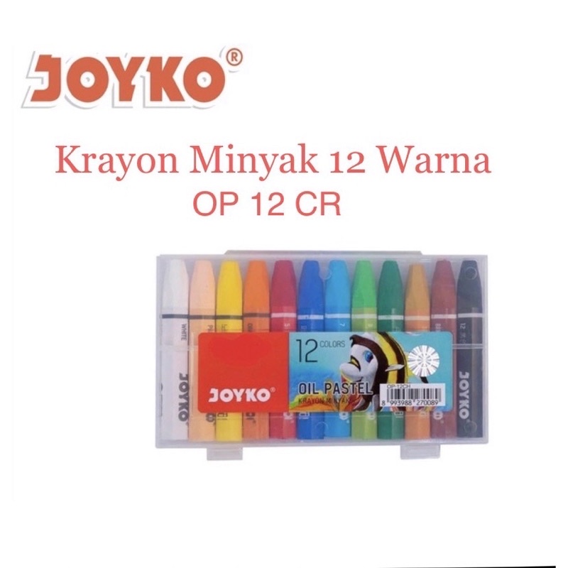 

Joyko Crayon Mini 12 Oil Pastel OP - 12CR (12 Warna)