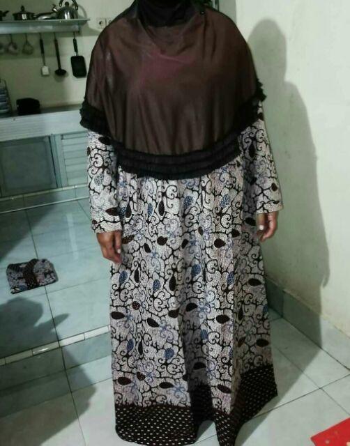 Batik Couple Gamis Couple Terbaru Dress Sarimbit Keluarga