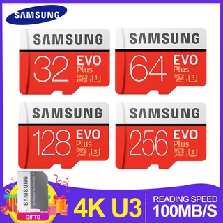 Samsung MicroSD 32/64/128/256GB EVO PLUS 100MB/s Micro SD Card Memory Card