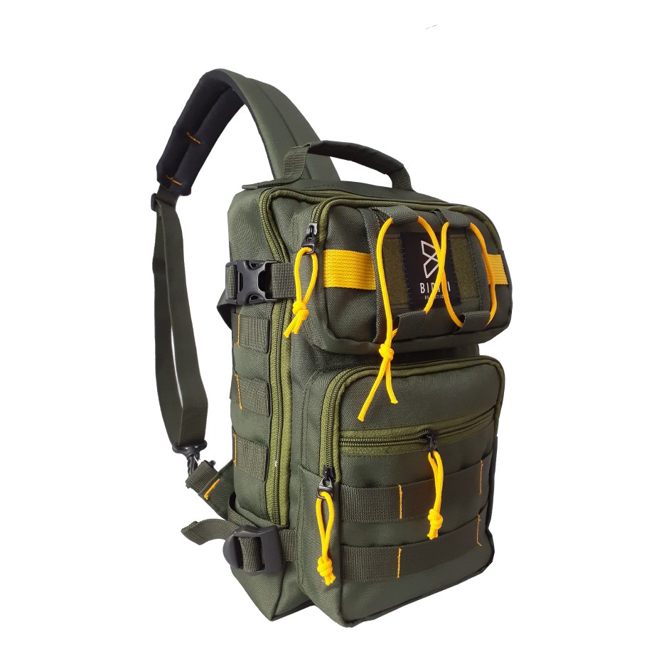 BIDIGI TORNADO SLEMPANG PRIA / SLING BAG ARMY TACTICAL