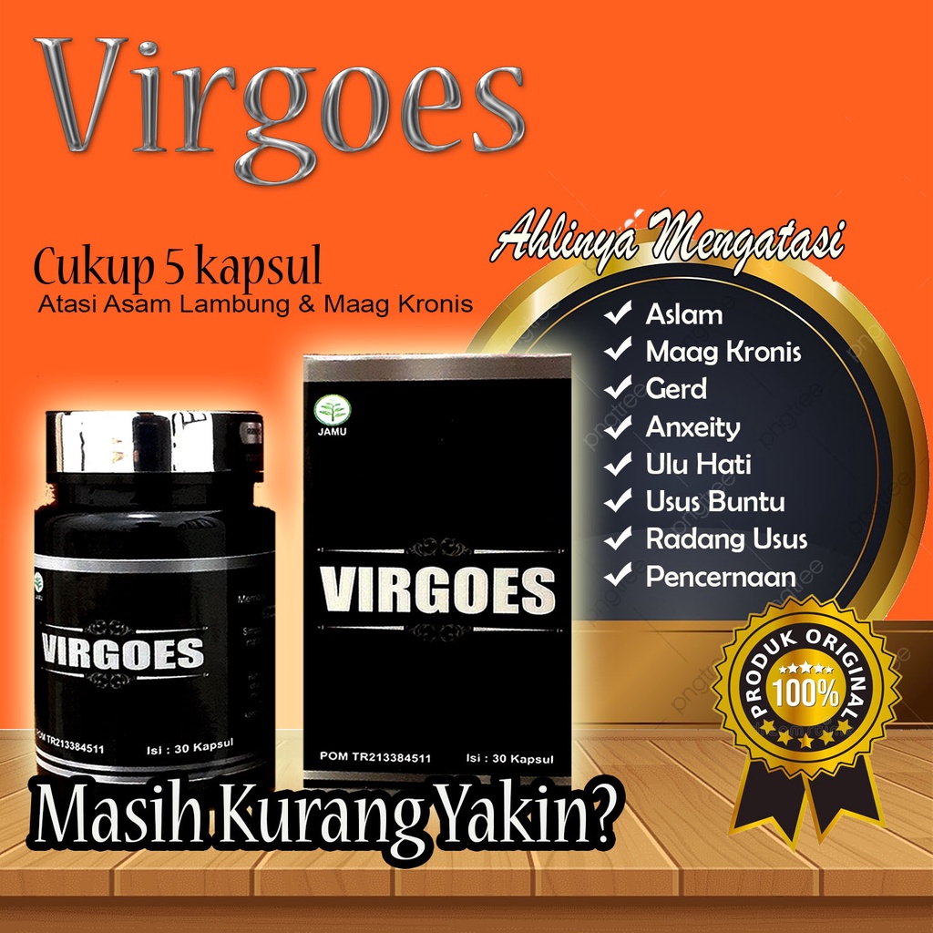 VIRGOES - Obat Maag/Gerd/Asam Lambung/ Anxeity/Obat Lambung/OBAT ASAM LAMBUNG