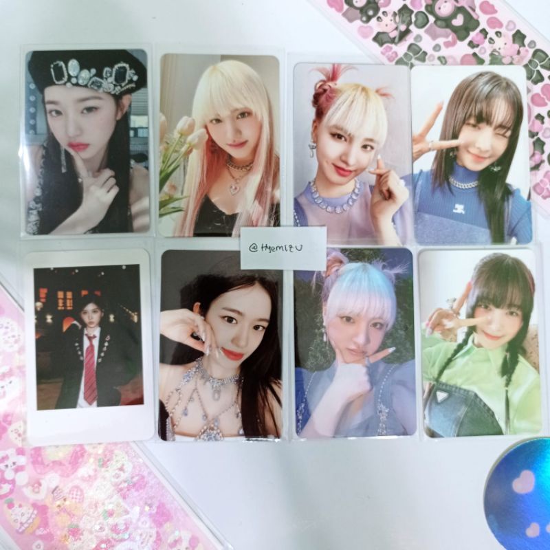 Bundle PC Wonyoung Wony WithmuuR2 Beret Baret with PC IVE Love Dive