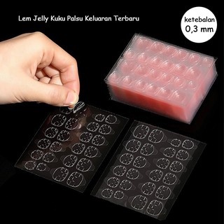 C0001 Pink Jelly Glue / LEM KUKU PALSU (1X24 PCS)