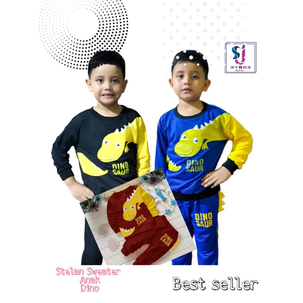 BAJU STELAN ANAK LAKI - LAKI / SETELAN TREANING ANAK MURAH 1 - 10 TAHUN