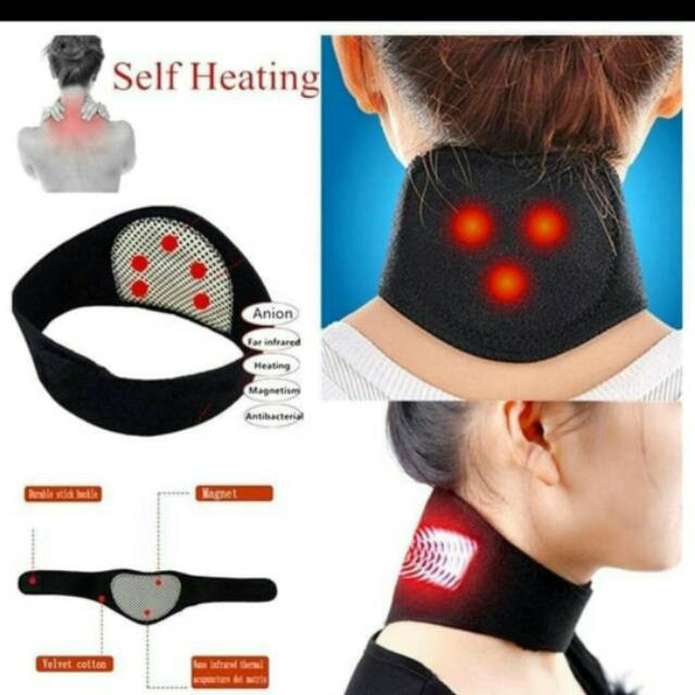Sabuk Magnetic Terapi Leher Panas Sabuk Tourmaline Leher