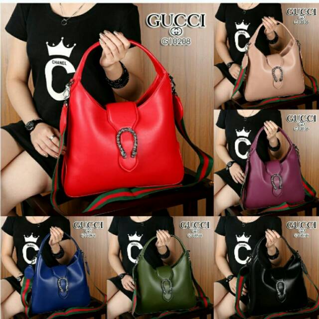 🏽New GUCCI HOBO Dionysus Medium Hardware Black Like Ori Leather G10208