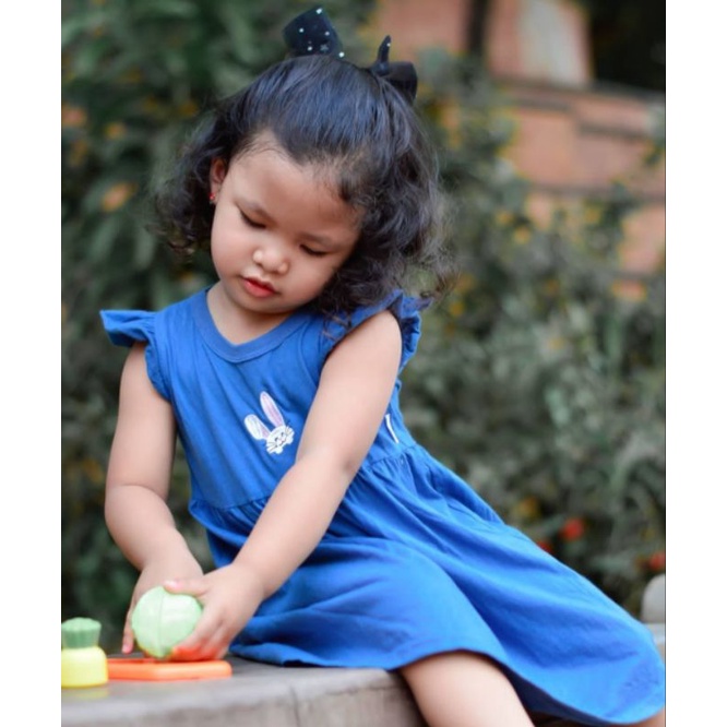 CAH BOCAH - RUFFLE DRESS - DRESS ANAK - BAJU ANAK - DRESS BAYI