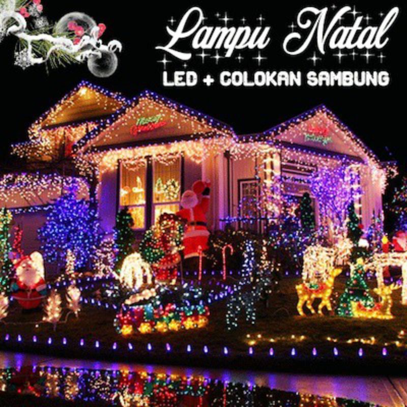 LAMPU TUMBLR JXD LED 10 METER  100 MATA LED DEKORASI LED HEMAT ENERGI LAMPU HIAS LAMPU NATAL