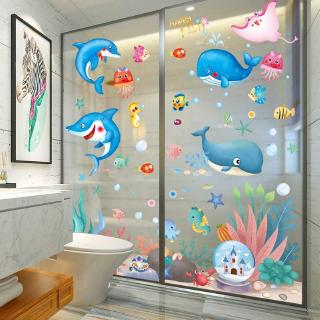 Kaca kamar mandi stiker stiker dinding kamar mandi tahan Kaca kamar mandi stiker stiker dinding kamar mandi tahan