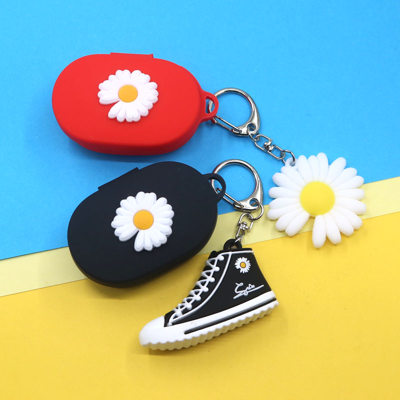 Soft Case Silikon Earphone Bluetooth Motif Bunga Untuk Xiaomi Mi Redmi Airdots