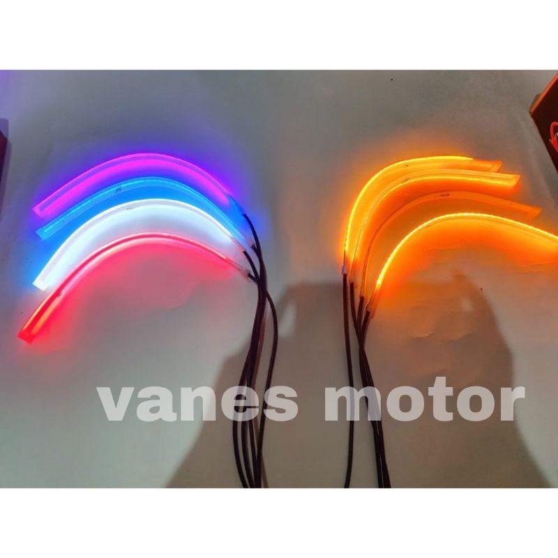 COD✔LAMPU ALIS LED SLIM + SEIN SEN RUNNING 30CM VARIO 150 125 NMAX NEW AEROX PCX BEAT NINJA UNIVERSA