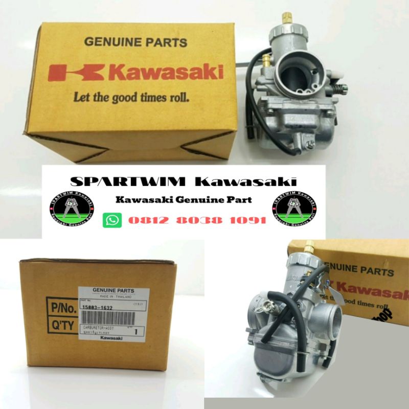 Karburator assy mikuni karbu PWK 28 Ninja 150 RR NEW OLD original kawasaki