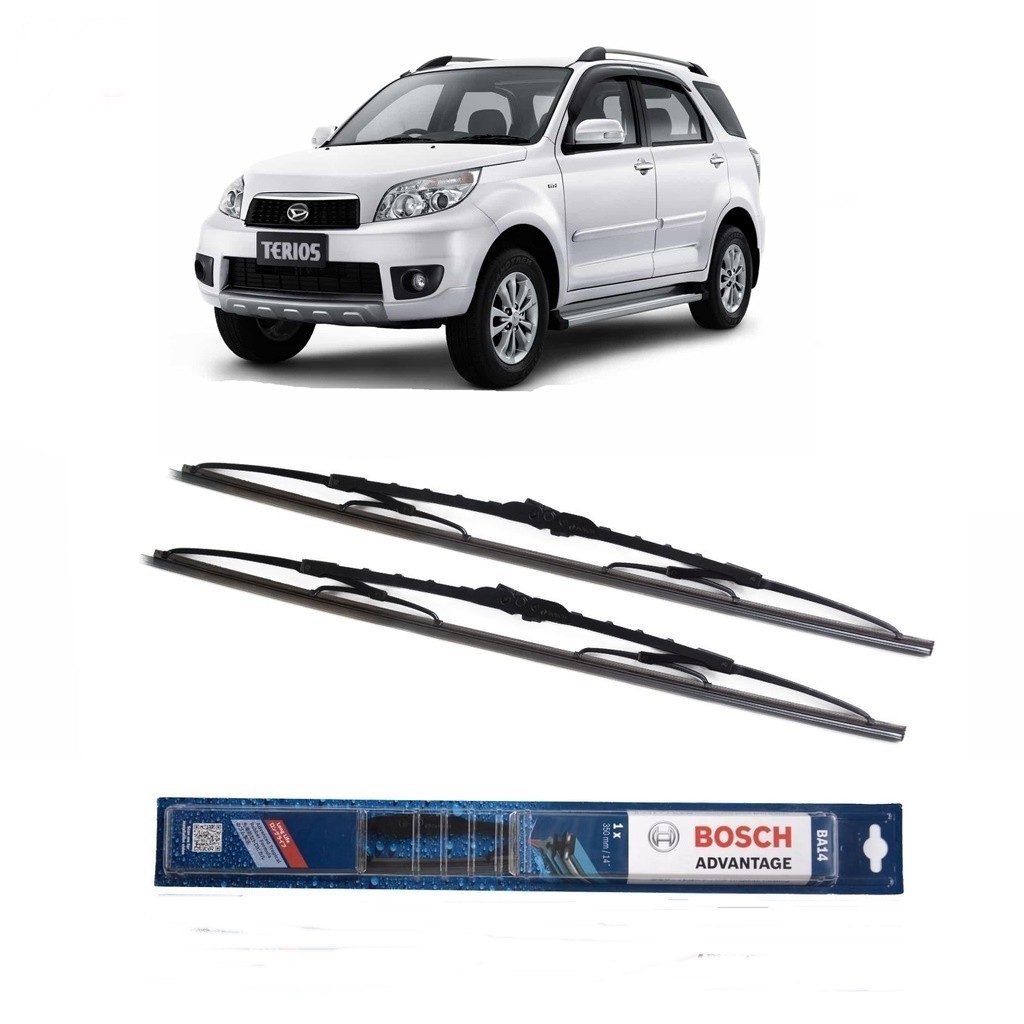 Bosch Wiper Daihatsu Terios Frame Besi - 2 buah/Set 18-20