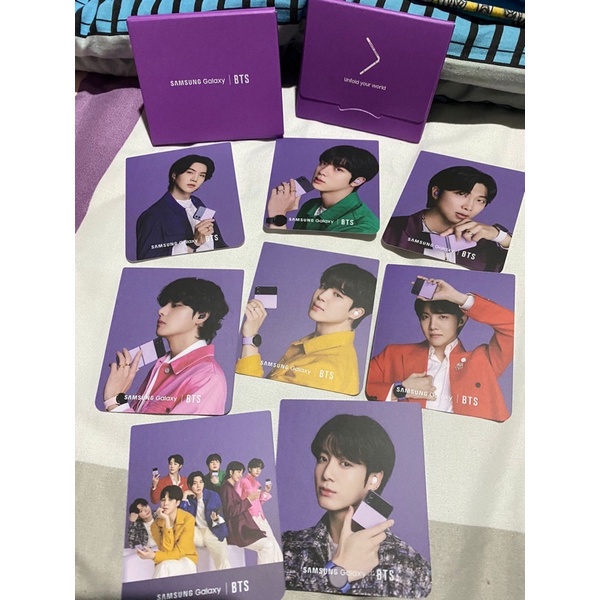 BTS x SAMSUNG Z FLIP PHOTOCARD 1 Set Original Limited Edition