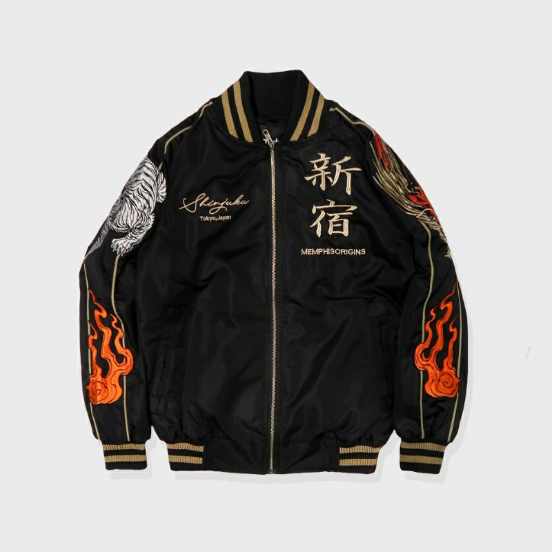 Jacket Jaket Sukajan Shinjuku Memphis Origins Size S M L Xl