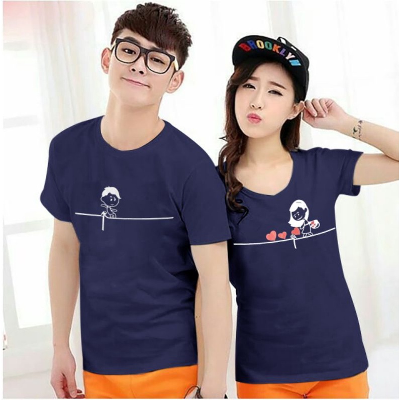 couple tren kekinian - baju pasangan - couple kaos