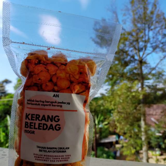 

Kerupuk pedas Kerang Beledak