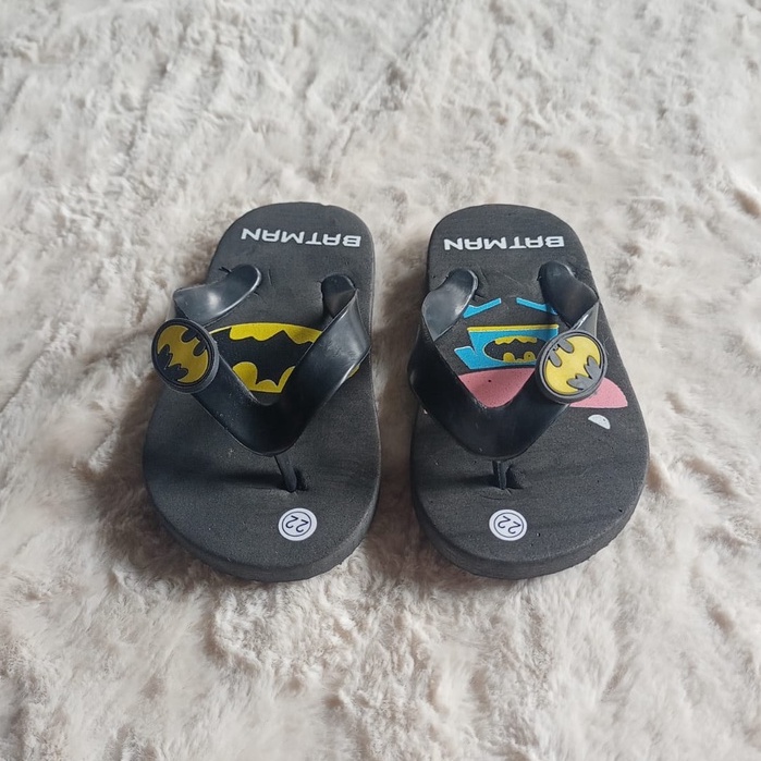 Sandal jepit anak BATMAN