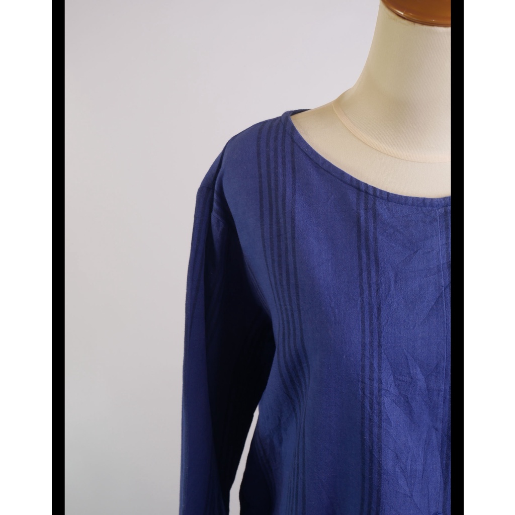 Dress Katun Biru (DK2.4) Image 2