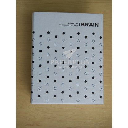 

Binder A5 Exclusive Brain Bulat Putih