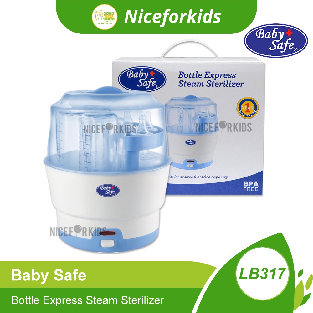 Baby Safe Bottle Express Steam Sterilizer ( LB317 )
