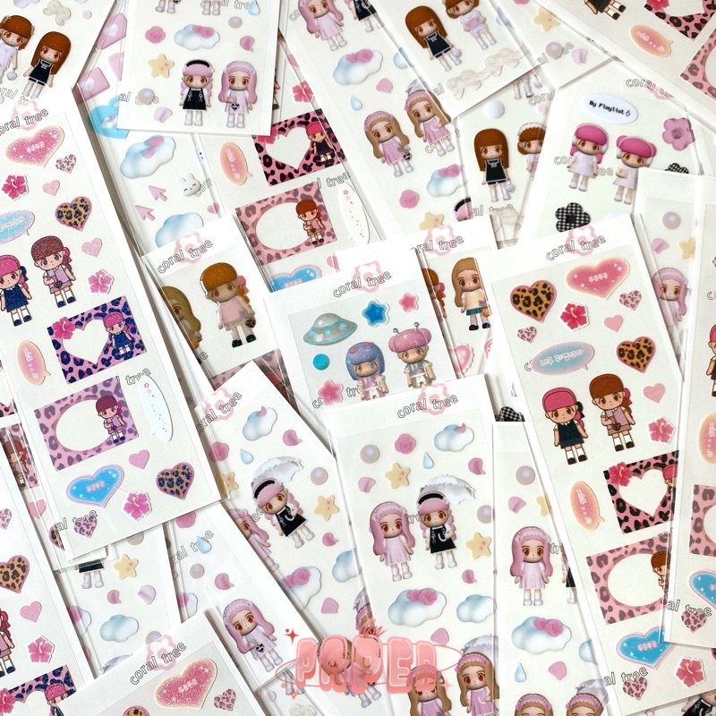 

CORAL TREE- STICKERS