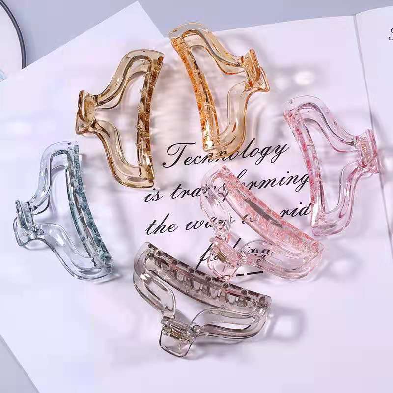 Jepit rambut korea premium jedai jeli bening colorful fashion wanita elegan mode baru original import JD30#