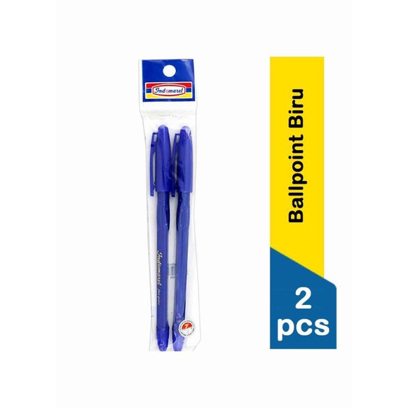 

Indomaret Ballpoint 2'S Biru
