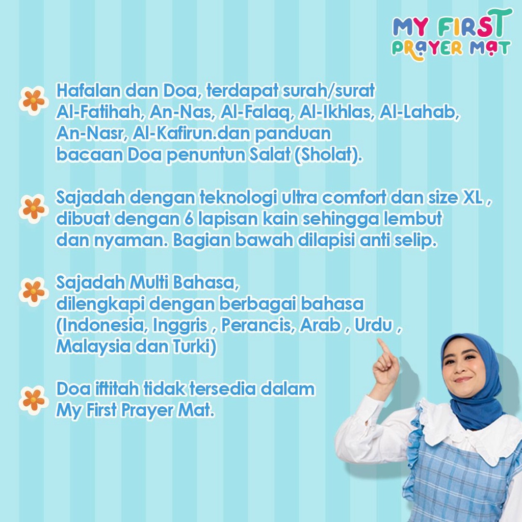 Bebe Smart My First Pray Mat Sajadah Pertamaku