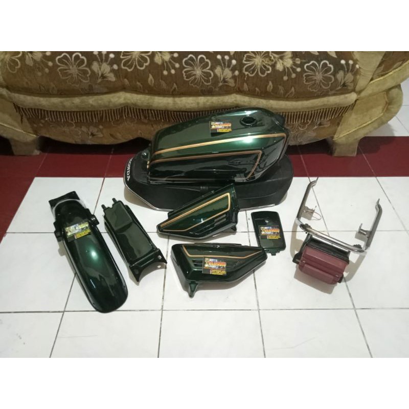 body set gl 100 warna hijau botol