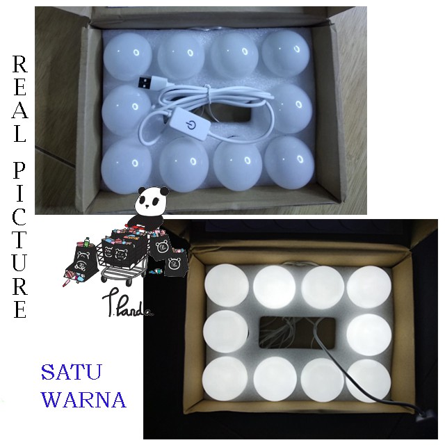  DIKIRIM DARI JAKARTA Vanity Mirror LED Light 10 bulb 