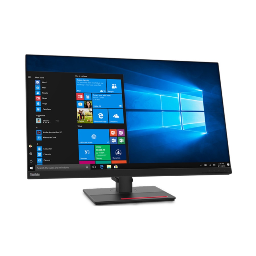 Monitor LED Lenovo T32P T32P20 32&quot; IPS 4K 3840x2160 HDMI DP USB C