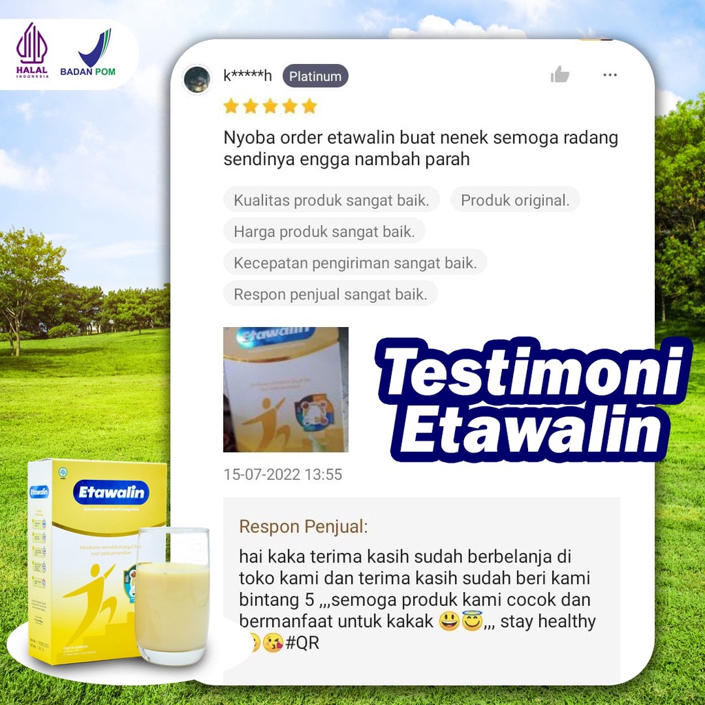 Etawalin Paket Tulang Keropos– 3 Box Susu Kambing Etawa Tingkatkan Kepadatan &amp; Kesehatan Tulang Sendi Susu Anti Asam Urat Rematik Reumatik Nyeri Sendi.