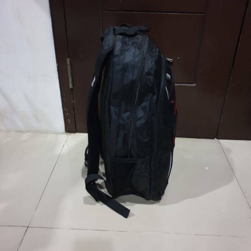 Tas Ransel Alpin Hitam Logo Merah