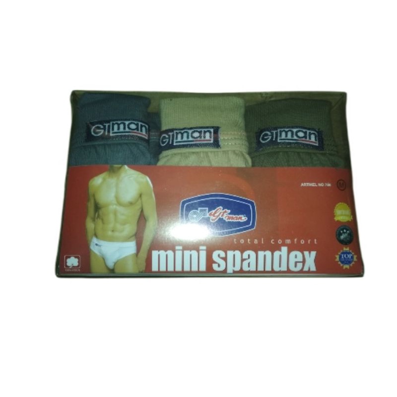 CELANA DALAM PRIA GT-MAN MINI SPANDEX / CELANA DALAM PRIA KAOS / CELANA DALAM GT-MAN