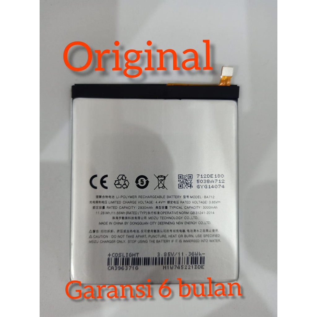 Battery Batere batre  Meizu M6S BA712 Original