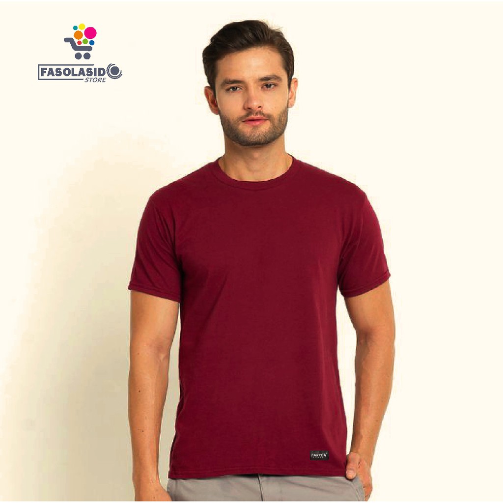 Download Kaos Polos Pria Premium Kaos Polos Maroon Kaos Polos Merah T Shirt Maroon Premium Shopee Indonesia