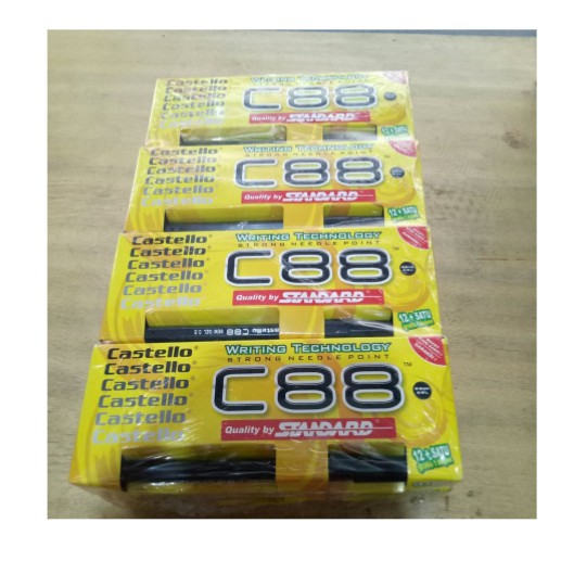 

Bolpen Standard Castello C88 Pulpen Bolpoin Harga per 1pcs TERMURAH !!!