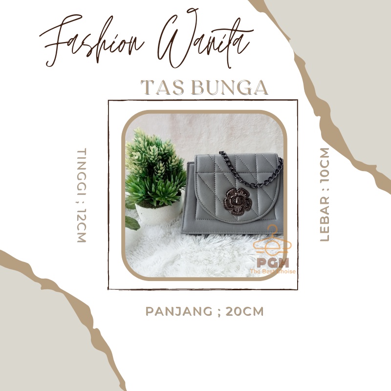 Tas Selempang Bahu Wanita Sintetis Model BUNGA| Fashion Behel Sintetis Tas ootd Model Daun | Tas Murah Slingbag wanita Murah Bisa Cod