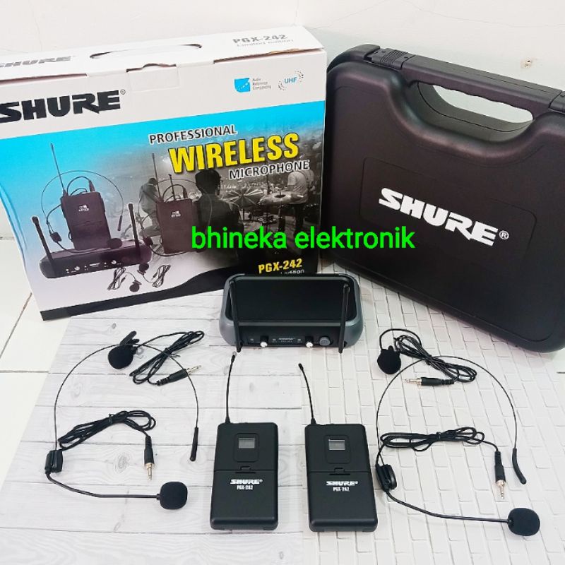 MIC PGX242/93 PGX 242/93 dan PGX242 / PGX 242 , 2MIC CLIP ON (MIC JEPIT) + 2MIC HEADSET (MIC BANDO)