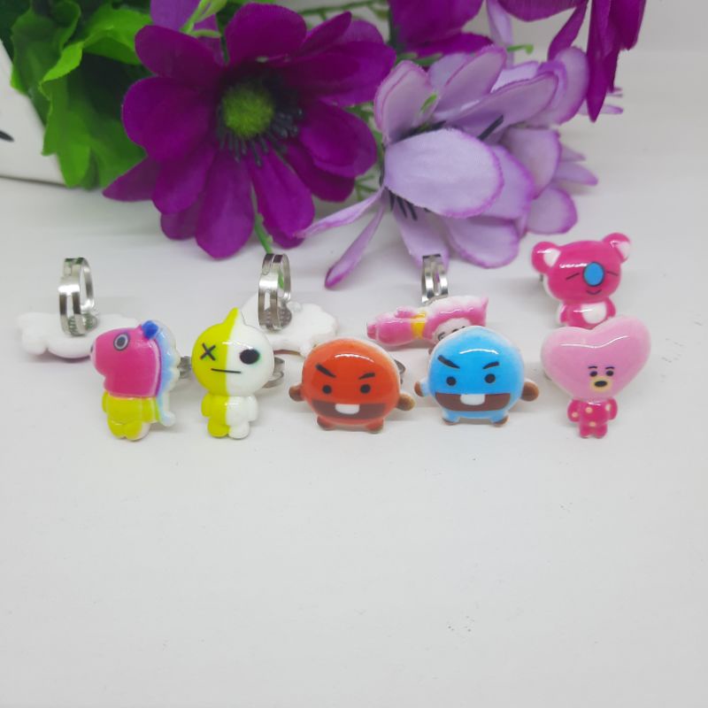 Cincin Anak Karakter Bt 21 Cincin Mainan