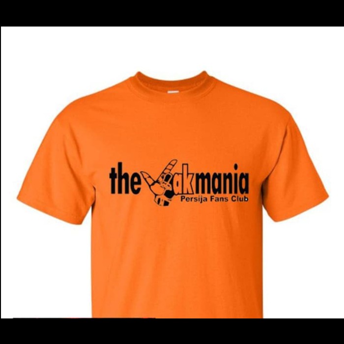 KAOS BAJU COMBED 30 DISTRO THE JAKMANIA PERSIJA POLOS CUSTOM INDONESIA KUALITAS TINGGI 