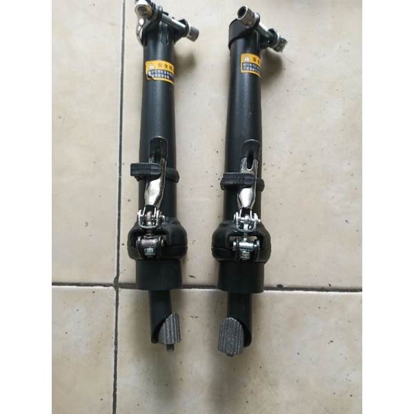 handlepost sepeda lipat atau tiang stang  sepeda lipat ukuran 25,4