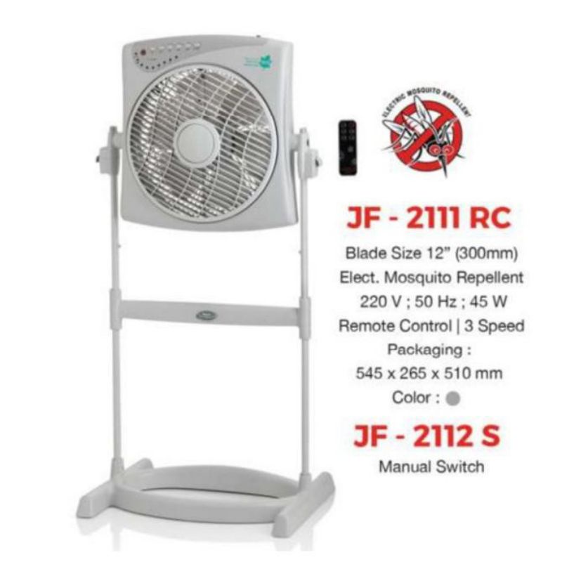 KIPAS ANGIN REMOTE KOTAK 12 INCH / KIPAS ANGIN MASPION JF 2111 RC / BOX FAN