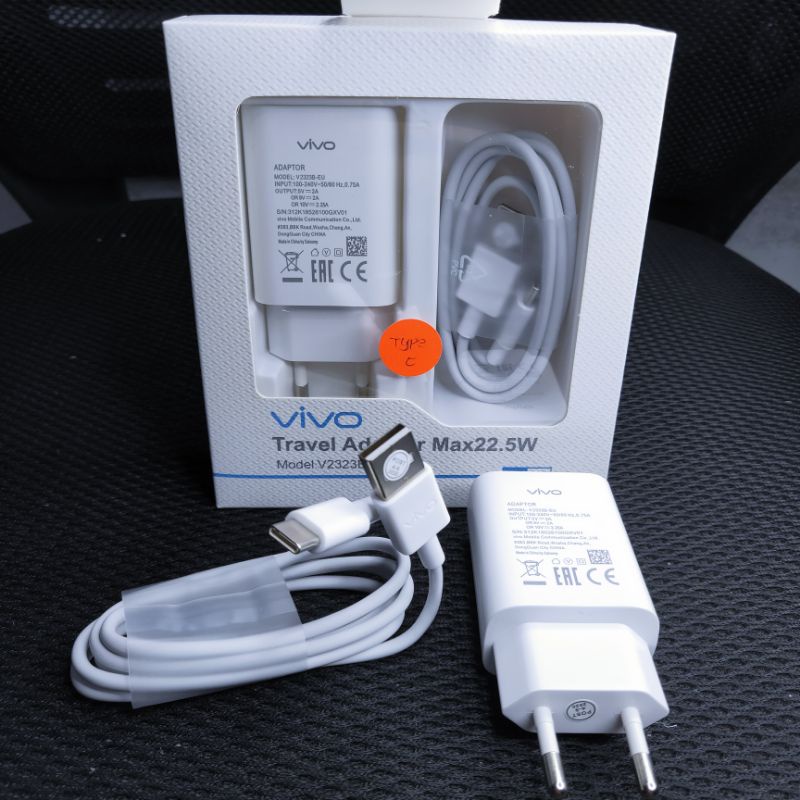 Charger Vivo Fast Charging Original 100% Tipe C