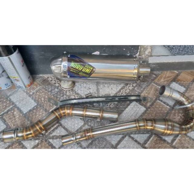 Knalpot racing untuk klx dan crf