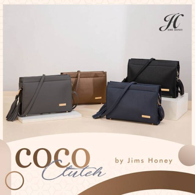 COCO CLUTCH JIM HONEY Tas Selempang Ori JH