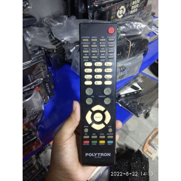 REMOTE REMOT TV POLYTRON LED LCD SERI PLM ORIGINAL ASLI