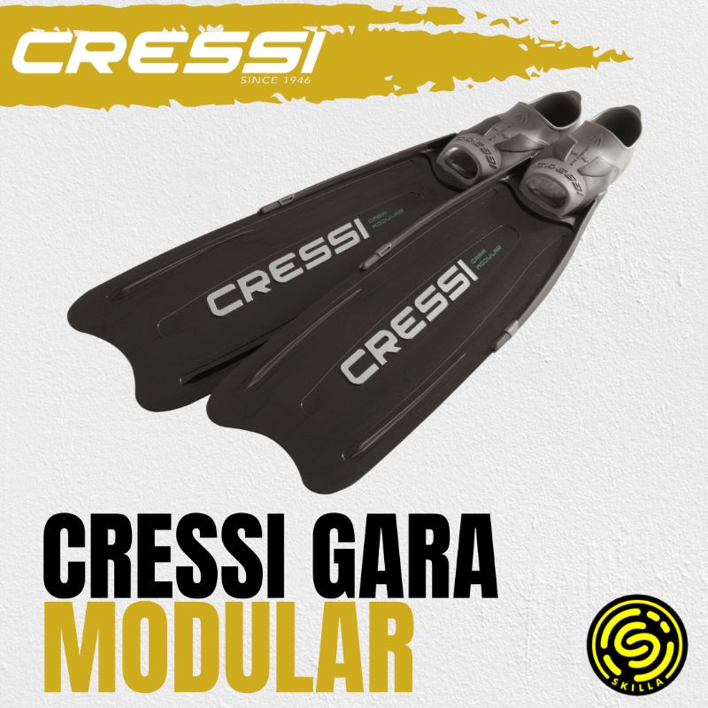 Cressi Gara Modular Freedive Freediving Long Fins Fin